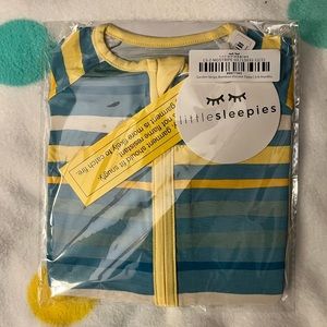Little Sleepies Garden Stripes Zippy